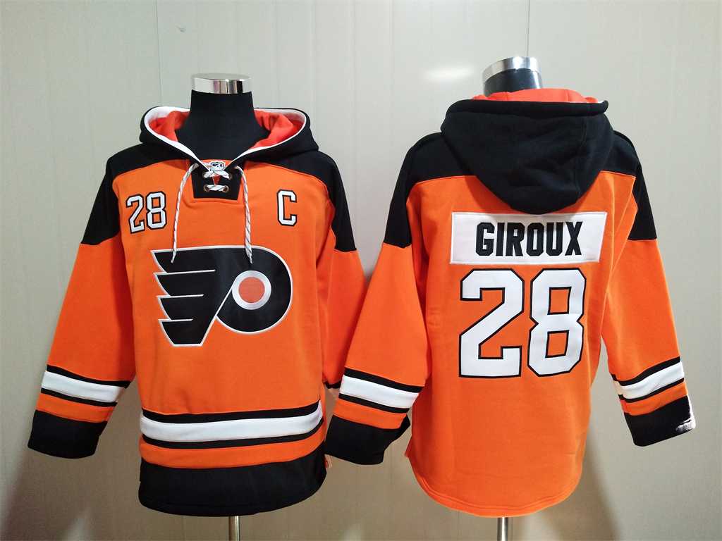 Philadelphia flyers 28 Claude Giroux Orange All Stitched Sweatshirt Hoodie,We sell and wholesale Philadelphia flyers 28 Claude Giroux Orange All Stitched Sweatshirt Hoodie on line form chian!